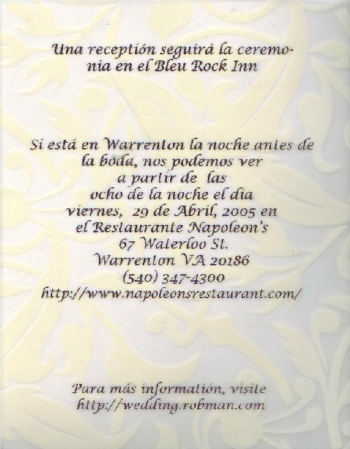 Betsy & Rob's Wedding