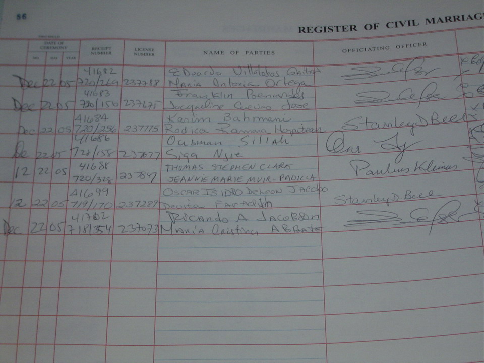 Cristina And My Wedding 22-Dec-2005