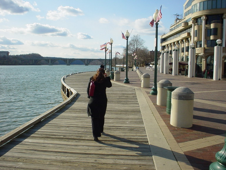 Cristina At Wash Harbor And Chinatown February 2006