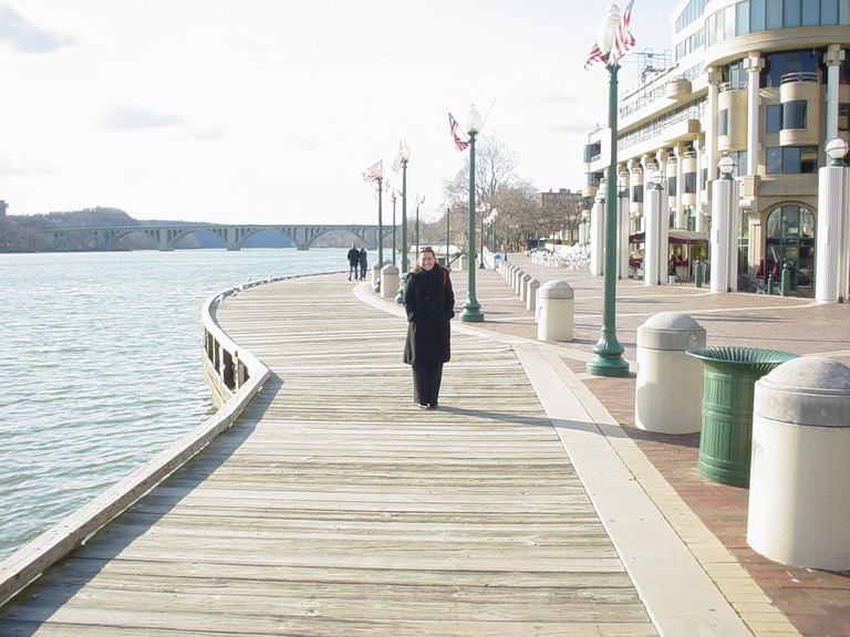 Cristina At Wash Harbor And Chinatown February 2006