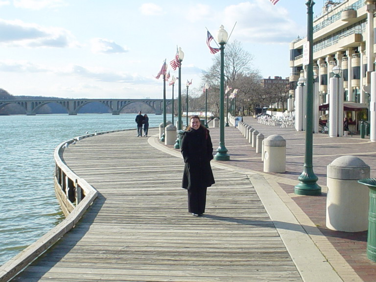Cristina At Wash Harbor And Chinatown February 2006