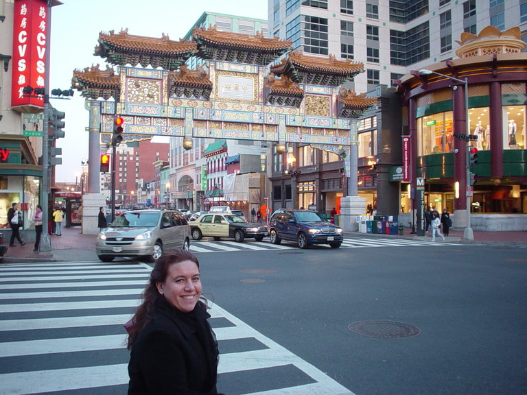 Cristina At Wash Harbor And Chinatown February 2006