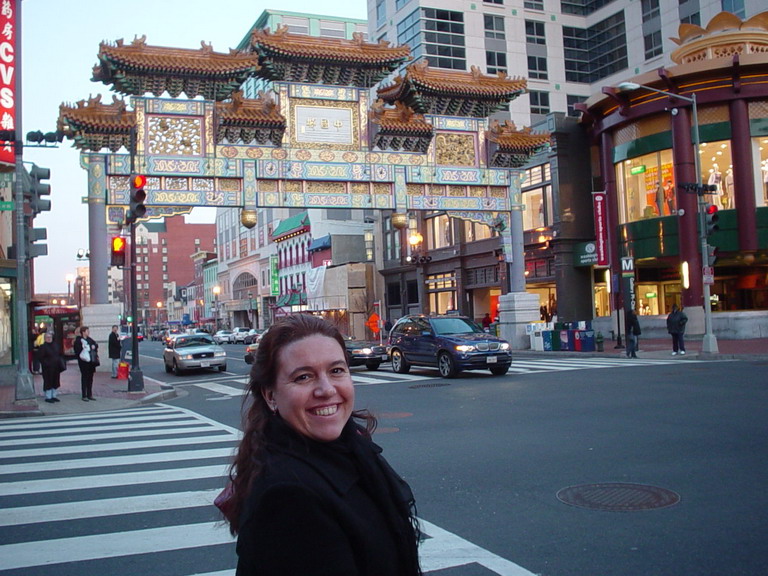 Cristina At Wash Harbor And Chinatown February 2006