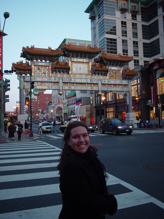 Cristina At Wash Harbor And Chinatown February 2006
