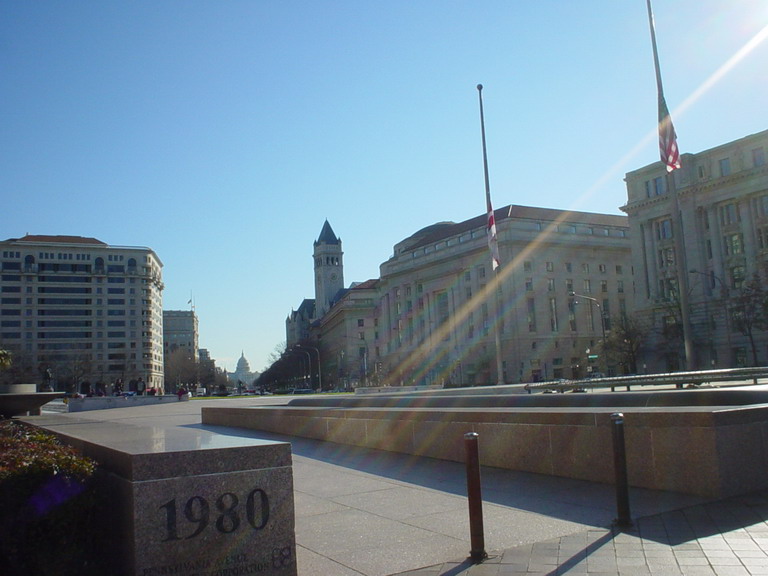 Cristina in Downtown Washington 9 Jan 2007