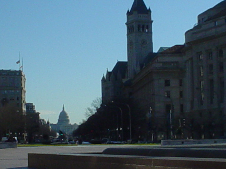 Cristina in Downtown Washington 9 Jan 2007