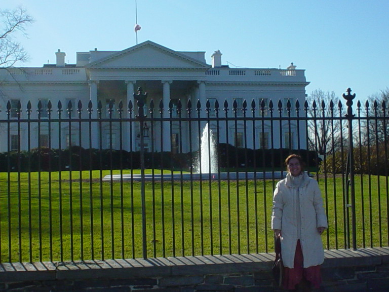 Cristina in Downtown Washington 9 Jan 2007