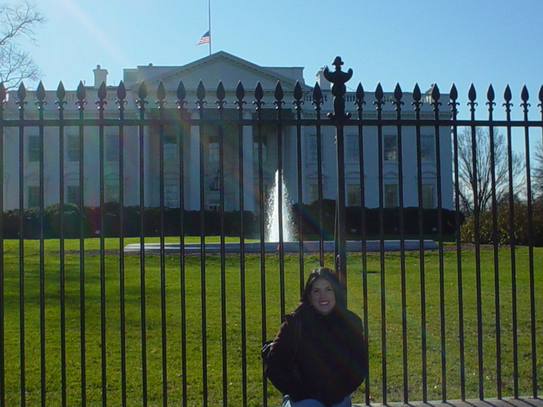 Cristina in Downtown Washington 9 Jan 2007