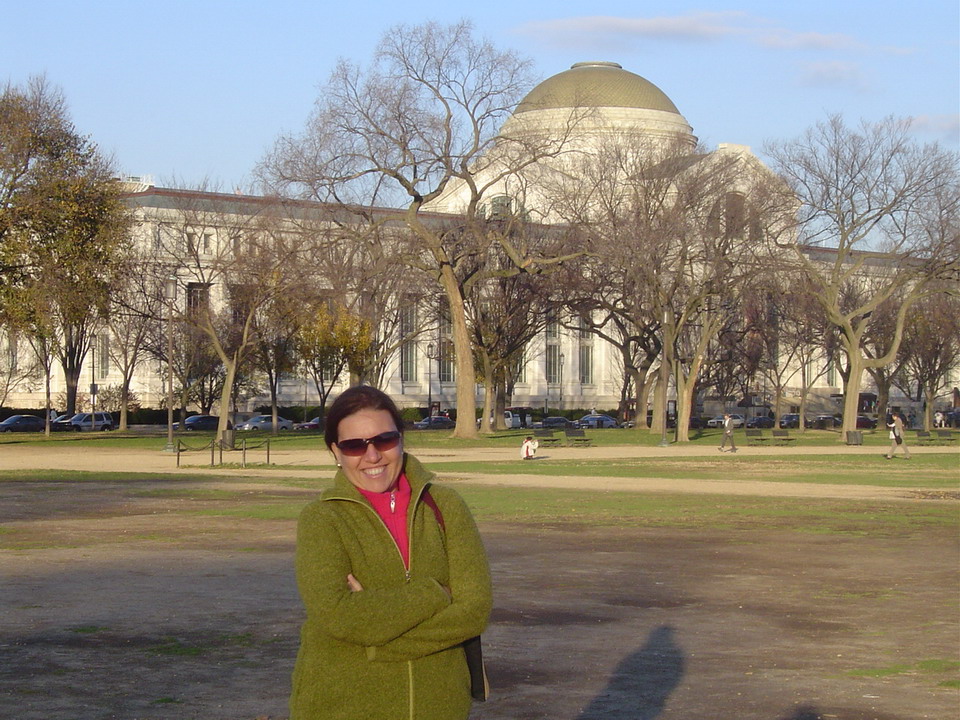 Cristina on the National Mall