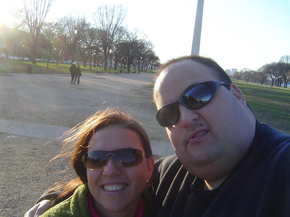 Cristina on the National Mall
