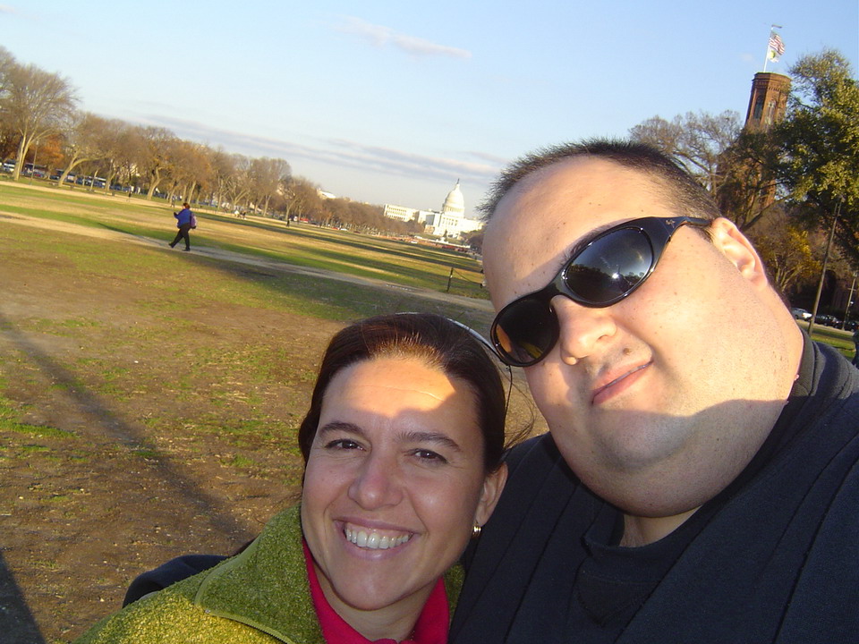 Cristina on the National Mall
