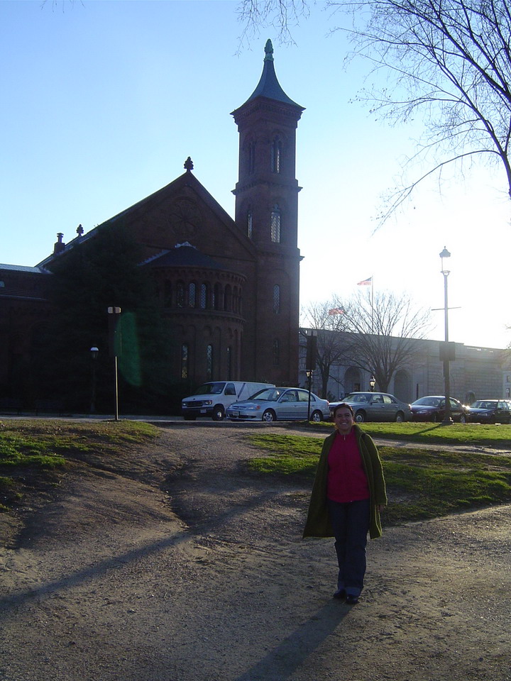 Cristina on the National Mall