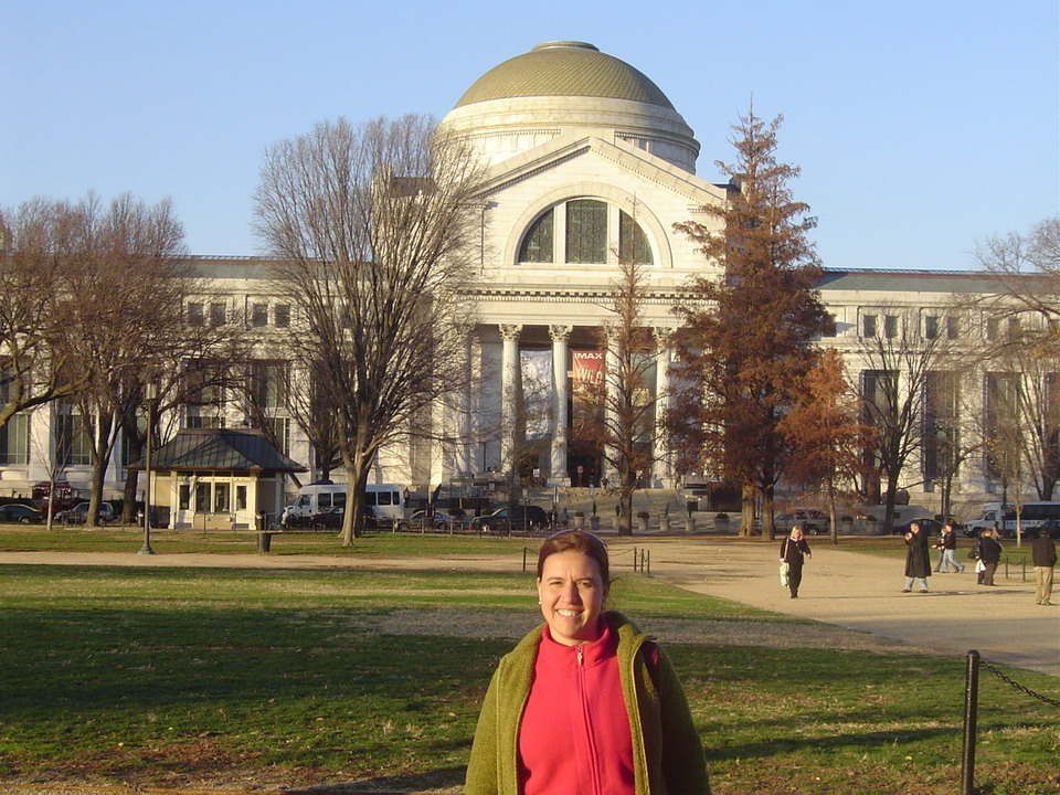 Cristina on the National Mall