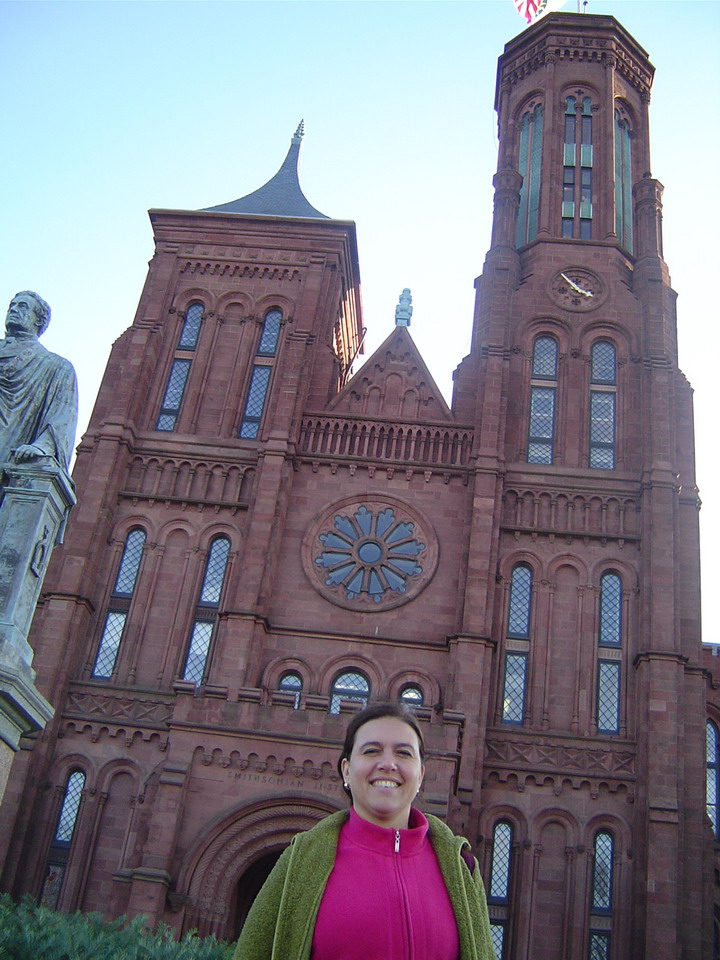 Cristina on the National Mall