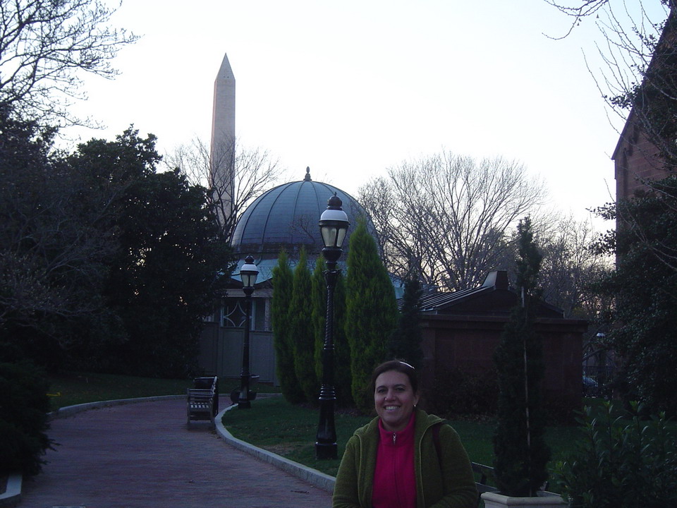 Cristina on the National Mall