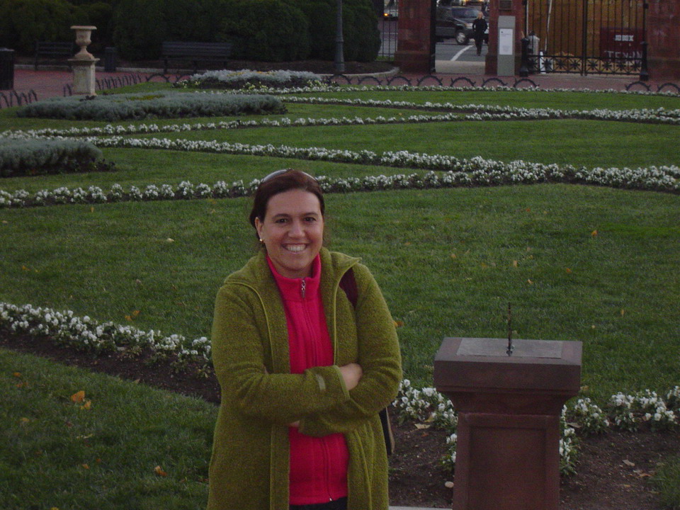 Cristina on the National Mall