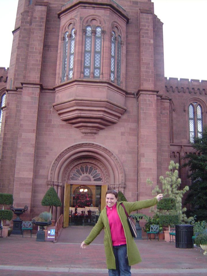 Cristina on the National Mall
