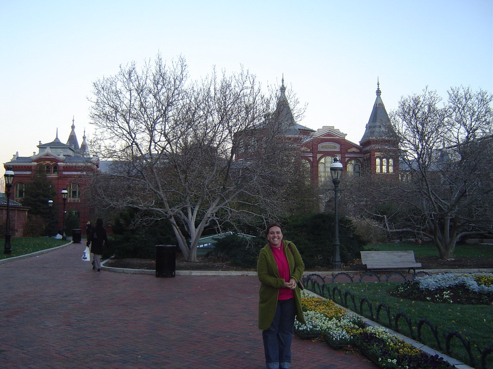 Cristina on the National Mall