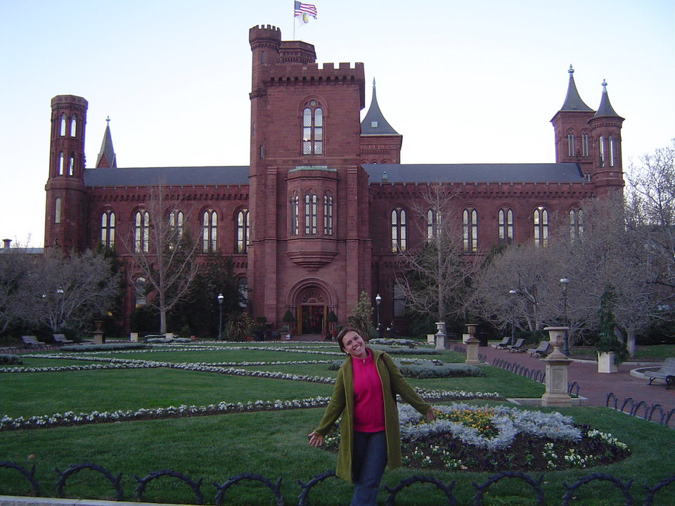 Cristina on the National Mall