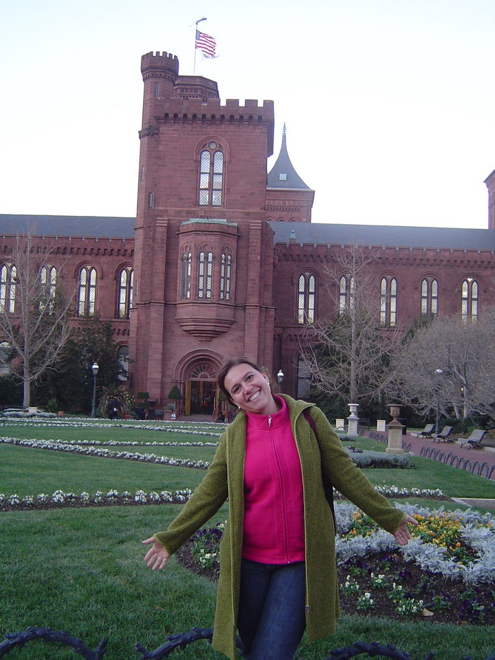 Cristina on the National Mall