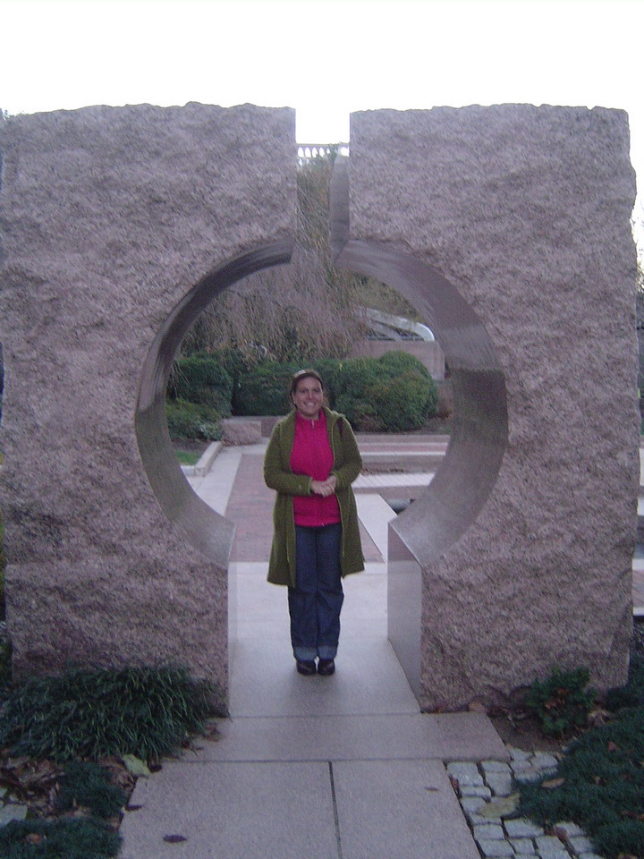 Cristina on the National Mall