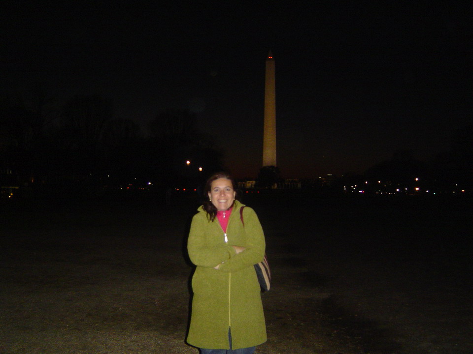 Cristina on the National Mall