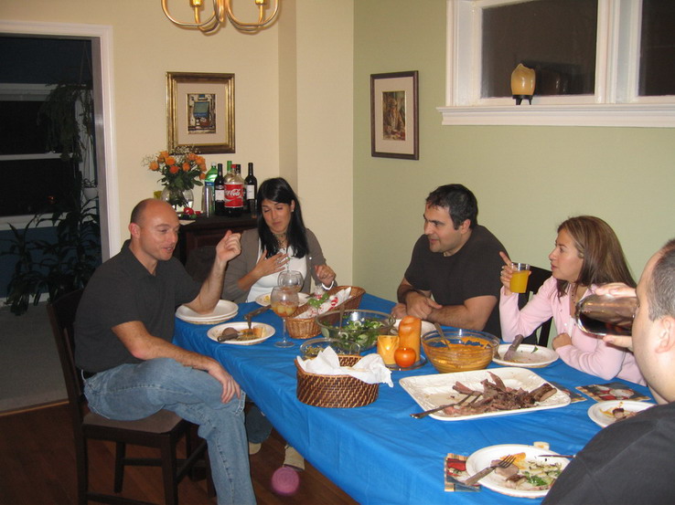 Dinner At Martin & Claudia's 2-Jan-2006