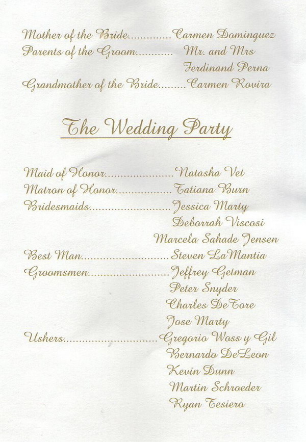 Eugenia & Dave's Wedding Sep 2004