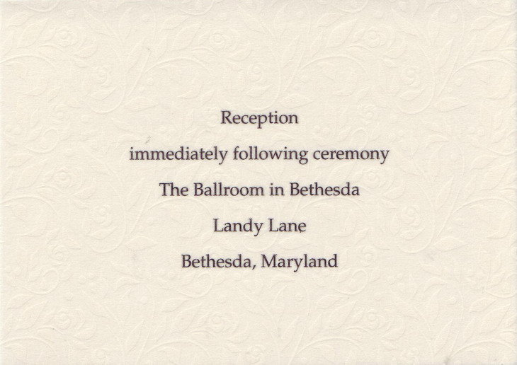 Eugenia & Dave's Wedding Sep 2004