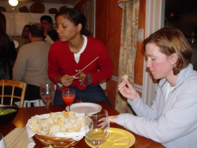 Fondue At Eugenia's March 2003