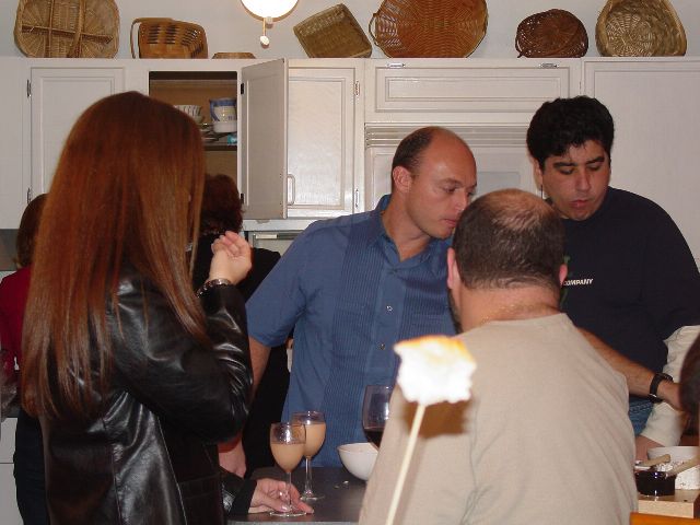 Fondue At Eugenia's March 2003