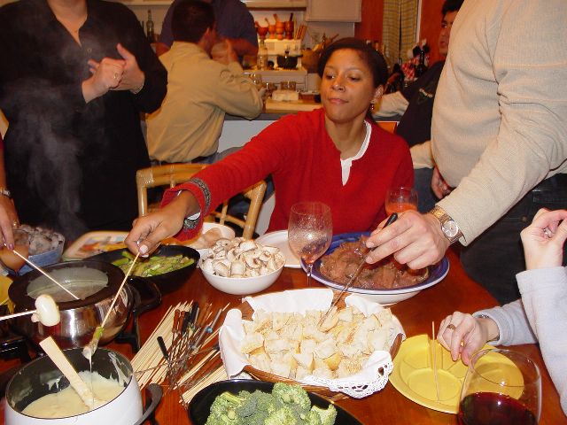 Fondue At Eugenia's March 2003