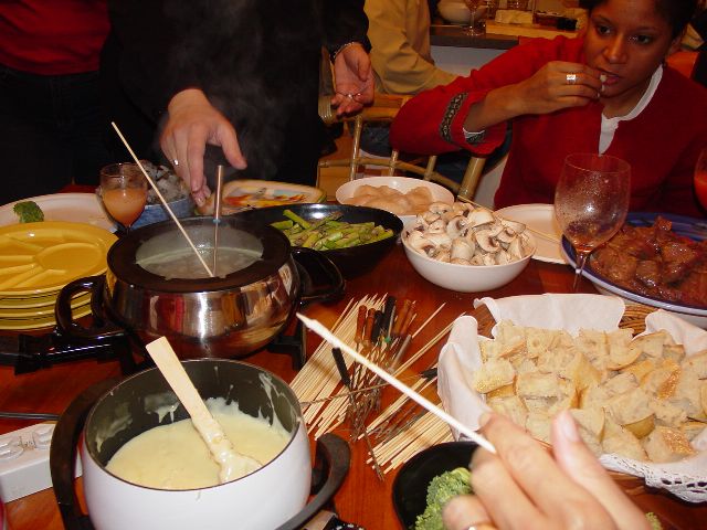 Fondue At Eugenia's March 2003