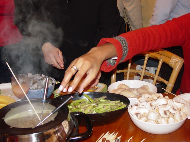 Fondue At Eugenia's March 2003