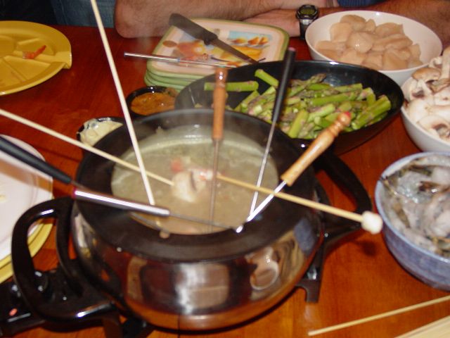 Fondue At Eugenia's March 2003