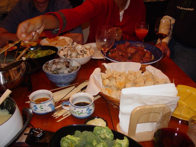 Fondue At Eugenia's March 2003