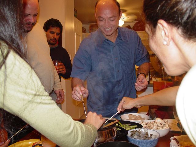Fondue At Eugenia's March 2003