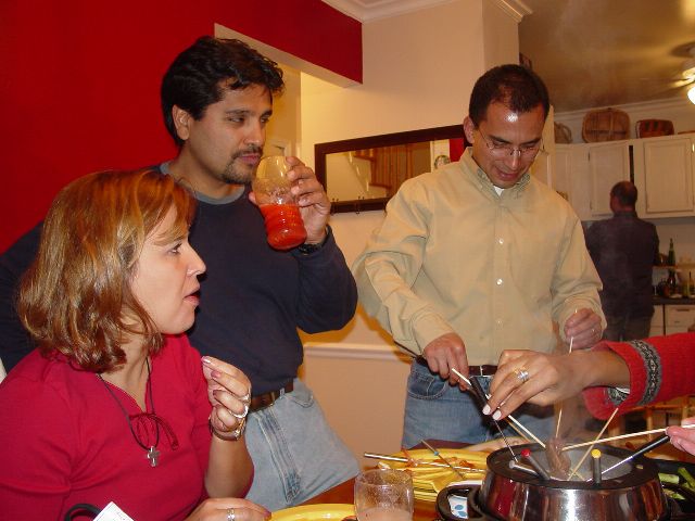 Fondue At Eugenia's March 2003