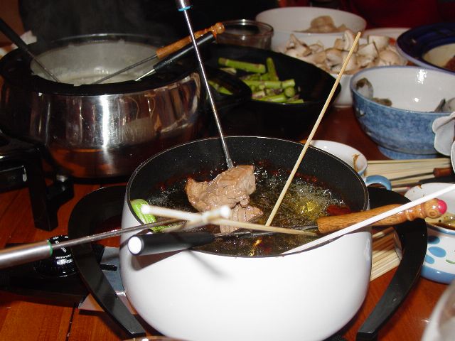 Fondue At Eugenia's March 2003