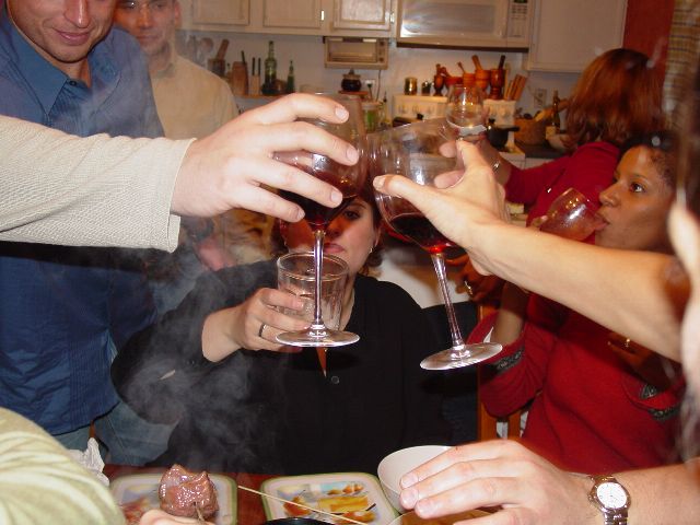 Fondue At Eugenia's March 2003