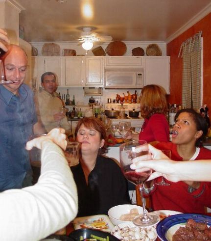 Fondue At Eugenia's March 2003