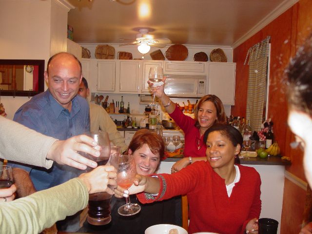 Fondue At Eugenia's March 2003