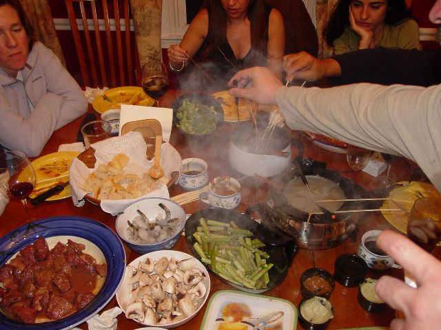 Fondue At Eugenia's March 2003