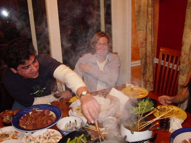 Fondue At Eugenia's March 2003