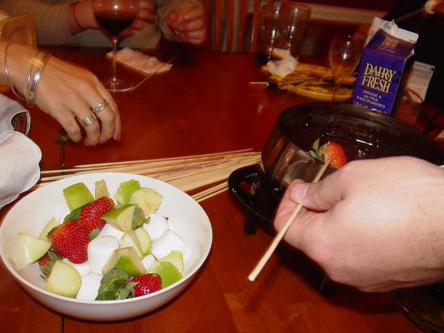 Fondue At Eugenia's March 2003
