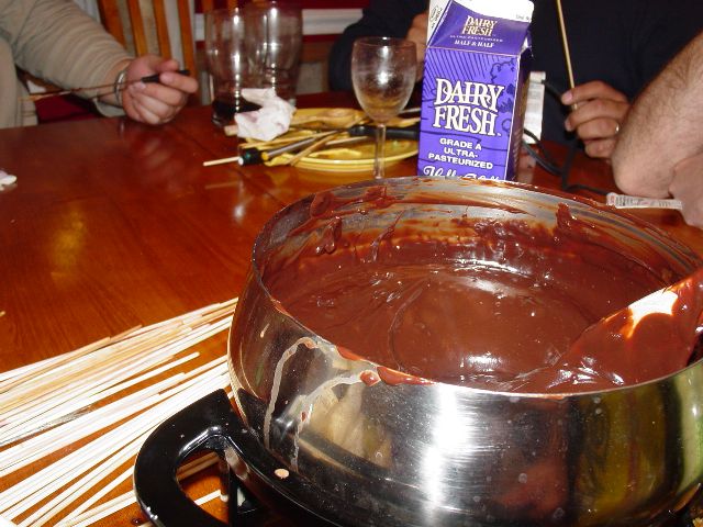 Fondue At Eugenia's March 2003