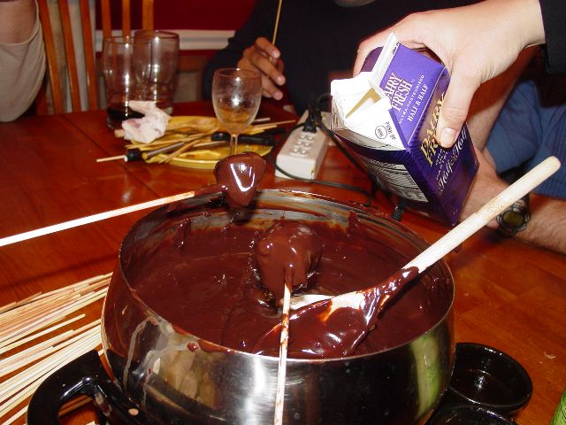 Fondue At Eugenia's March 2003