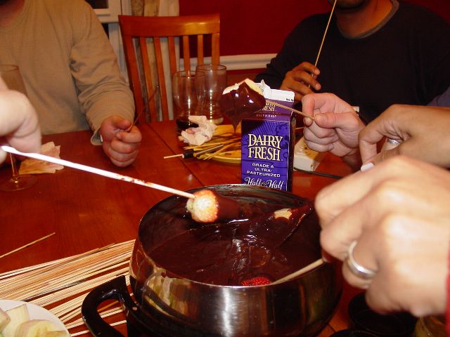 Fondue At Eugenia's March 2003