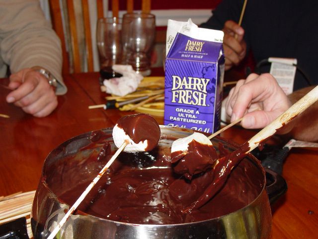 Fondue At Eugenia's March 2003