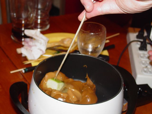 Fondue At Eugenia's March 2003